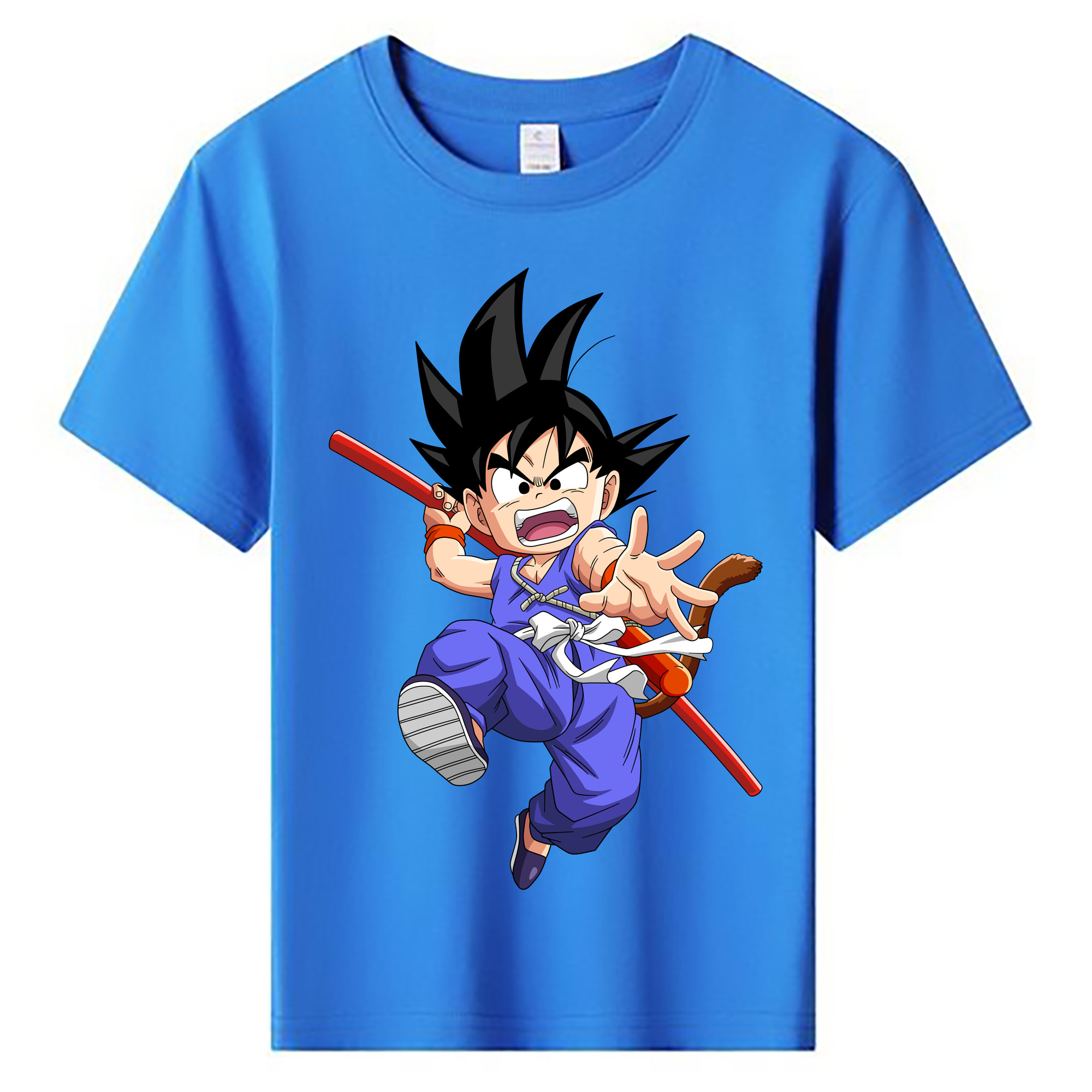 （画像用） ドラゴンボール 孫悟空（そん ごくう）Son Goku カカロット DRAGON BALL Kakarotto 綿100％キッズTシャツ（フロントプリント）